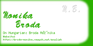 monika broda business card